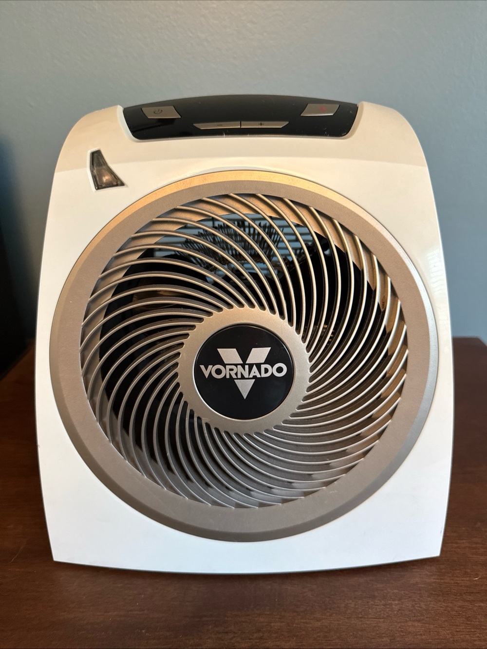 Vornado Compact Air Heater and Circulator Fan - White and Silver